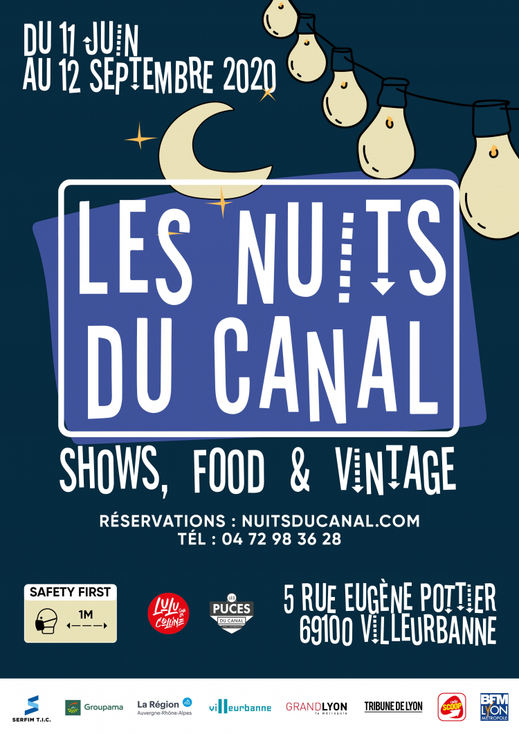 L'affiche des premières Nuits du Canal.
